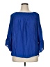 Zac & Rachel Blue 3/4 Sleeve Blouse Size 1X - photo 1