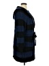 Joseph A. Plaid Blue Cardigan Size XL (estimated) - photo 4