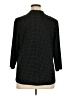 Charter Club Polka Dots Black 3/4 Sleeve Blouse Size 1X - photo 2