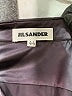 Jil Sander 100% Silk Metallic Black Gray Long Sleeve Silk Top Size EU 44 / US 14 - photo 7