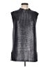 Pilcro 100% Polyester Metallic Silver Sweater Vest Size M - photo 1