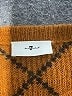 7 For All Mankind Chevron-herringbone Brown Pullover Sweater Size M - photo 4