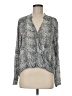 Splendid 100% Rayon Gray Long Sleeve Blouse Size M - photo 1