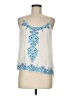 Love Stitch 100% Rayon White Sleeveless Blouse Size M - photo 1