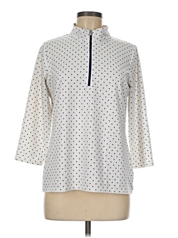 Zenergy by Chico's Long Sleeve Polo (view 1)