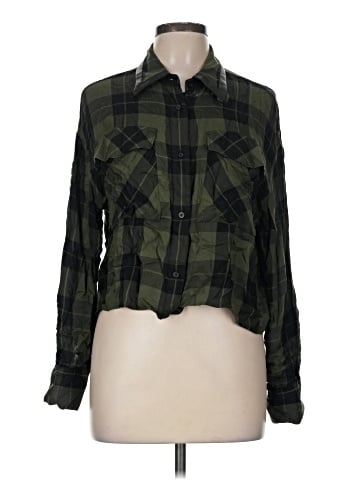 Express Long Sleeve Button-Down Shirt (view 1)