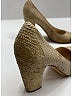 Dior 100% Leather Gold Tan Heels Size EU 37 1/2 - photo 5