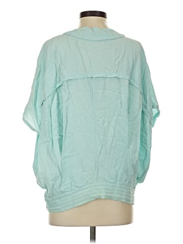 Diane von Furstenberg Short Sleeve Silk Top (view 2)