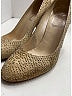 Dior 100% Leather Gold Tan Heels Size EU 37 1/2 - photo 4
