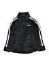 Adidas 100% Polyester Solid Black Track Jacket Size 3T - photo 1