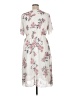 Unbranded Floral Ivory Casual Dress Size 1XL - photo 2