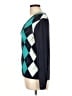 Tommy Hilfiger Argyle Teal Pullover Sweater Size L - photo 5