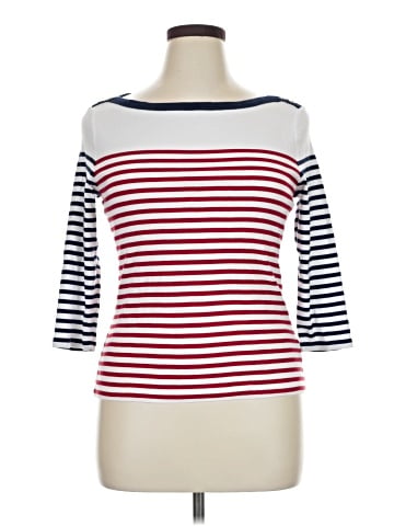 Lauren by Ralph Lauren 3/4 Sleeve Top (view 1)