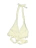 Vitamin A Stripes Ivory Swimsuit Top Size S (estimated) - photo 1