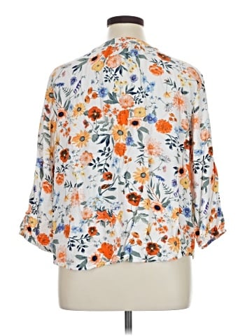 St. John's Bay 3/4 Sleeve Blouse (view 2)