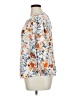 St. John's Bay Floral Orange 3/4 Sleeve Blouse Size 0X - photo 5