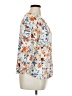 St. John's Bay Floral Orange 3/4 Sleeve Blouse Size 0X - photo 4