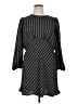 Express 100% Polyester Chevron-herringbone Black Casual Dress Size XL - photo 1