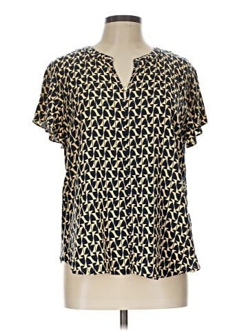 Liz Claiborne Short Sleeve Blouse (view 1)