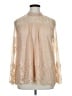 Ultra Pink Ivory Long Sleeve Blouse Size XL - photo 1