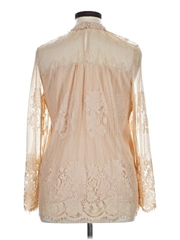 Ultra Pink Long Sleeve Blouse (view 2)