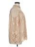 Ultra Pink Ivory Long Sleeve Blouse Size XL - photo 4