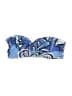 K Too Print Blue Swimsuit Top Size S - photo 1