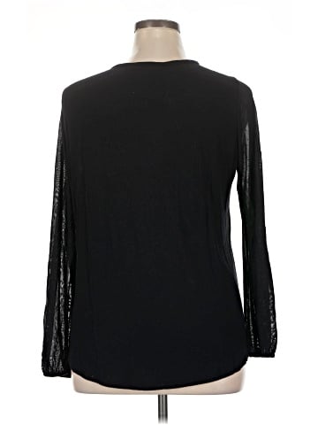 August Silk Long Sleeve Blouse (view 2)