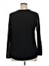 August Silk Black Long Sleeve Blouse Size XL - photo 2