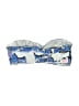 K Too Print Blue Swimsuit Top Size S - photo 2
