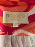 Rococo Sand 100% Viscose Print Orange Cocktail Dress Size L - photo 7