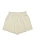 Happily Grey Solid Ivory Athletic Shorts Size L - photo 2