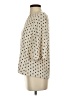 DKNYC 100% Polyester Polka Dots Ivory 3/4 Sleeve Blouse Size S - photo 5