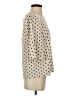 DKNYC 100% Polyester Polka Dots Ivory 3/4 Sleeve Blouse Size S - photo 4