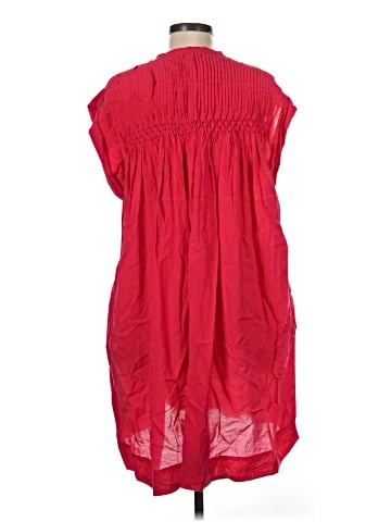 Madewell Embroidered Pleated Mini Dress (view 2)