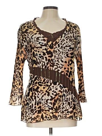 Lindi 3/4 Sleeve Blouse (view 1)
