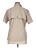 Columbia 100% Polyester Tan Short Sleeve Blouse Size XL - photo 2
