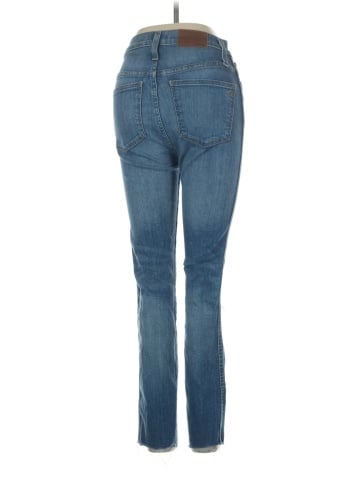 Madewell 10" High-Rise Skinny Jeans: Drop Step-Hem Edition (view 2)