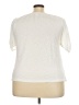 Ann Taylor LOFT Ivory Short Sleeve Top Size XXL - photo 2