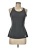 Nike 100% Polyester Gray Active Tank Size M - photo 1