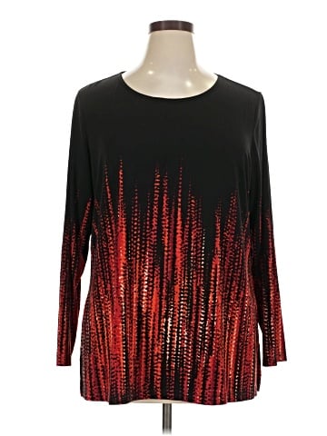 Susan Graver Long Sleeve Top (view 1)