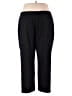 212 Collection Solid Black Active Pants Size 24W short - photo 2
