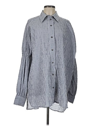 Topshop Long Sleeve Blouse (view 1)