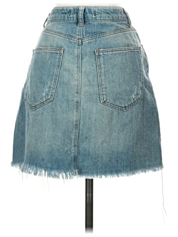 Trafaluc by Zara Denim Skirt (view 2)
