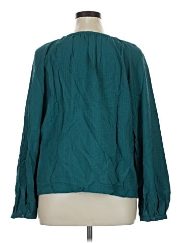 Ann Taylor LOFT Outlet Long Sleeve Blouse (view 2)