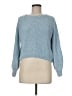 Unbranded 100% Polyester Solid Blue Pullover Sweater Size M - photo 1