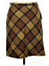 J.Crew 100% Wool Argyle Brown Wool Skirt Size 8 - photo 1