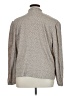 Ann Taylor LOFT Tweed Silver Long Sleeve Blouse Size XL - photo 2