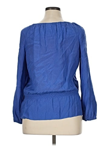 Charter Club Long Sleeve Blouse (view 2)