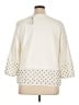 Travelers by Chico's 100% Polyester Polka Dots Ivory Jacket Size XL (3) - photo 2